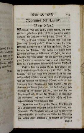 Johannes der Täufer.