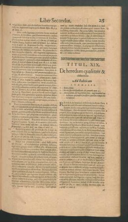 Titul. XIX. De heredum qualitate & differentia.