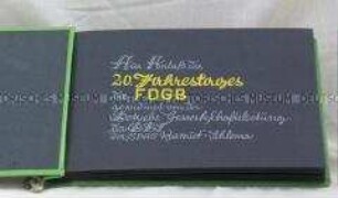 Fotoalbum zum 20. Jahrestag des FDGB