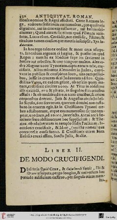 Liber II.: De modo crucifigendi