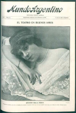 El teatro en Buenos Aires [Fotografía] : Azucena Dalla Porta
