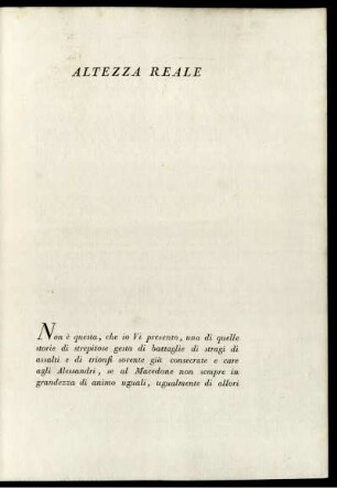 Altezza Reale.