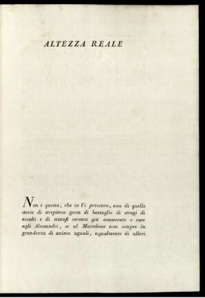 Altezza Reale.