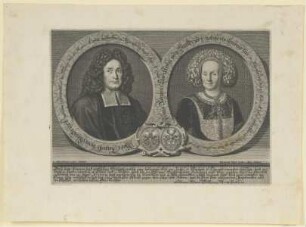 Doppelbildnis des Jacob von Sandrart und der Regina Christina von Sandrart