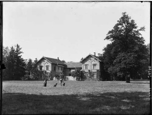 Karlsruhe Fasanenschlösschen (Richard Willstätter Allee) Ansicht Rückseite