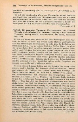 248 [Rezension] Mystische Theologie