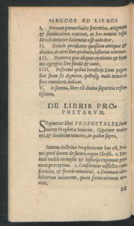 De Libris Prophetarum