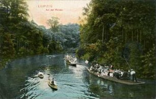 Leipzig: auf der Pleisse
