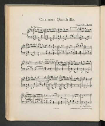Carmen - Quadrille.