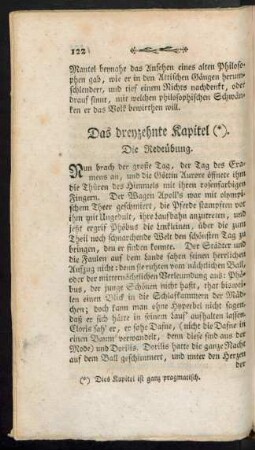 Das dreyzehnte Kapitel (*). Die Redeübung.