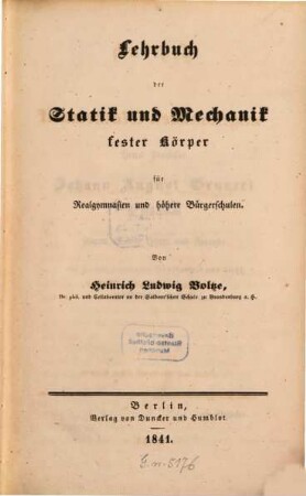 Lehrbuch der angewandten Mathematik für Realgymnasien und höhere Bürgerschulen, 2