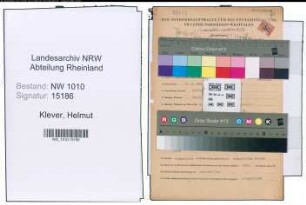 Entnazifizierung Helmut Klever , geb. 24.03.1881 (Fabrikant)