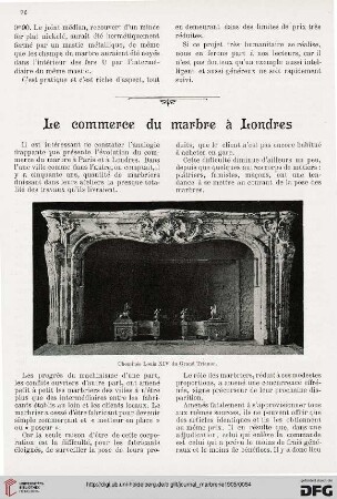 2: Le commerce du marbre à Londres