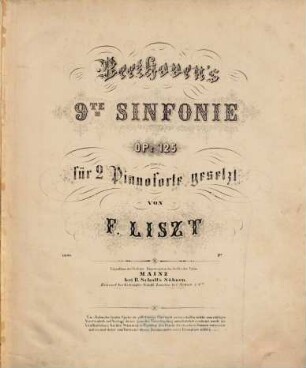 Beethoven's 9te Sinfonie op. 125