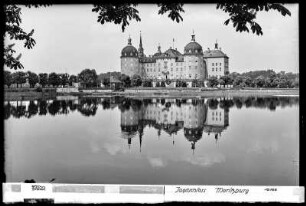 Jagdschloss Moritzburg, Ansicht mit Schlossteich