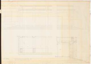 Reichsluftfahrtministerium, Berlin: Fassadendetail Fliegerhöfe [V2/V4] (Balkon) 1:20