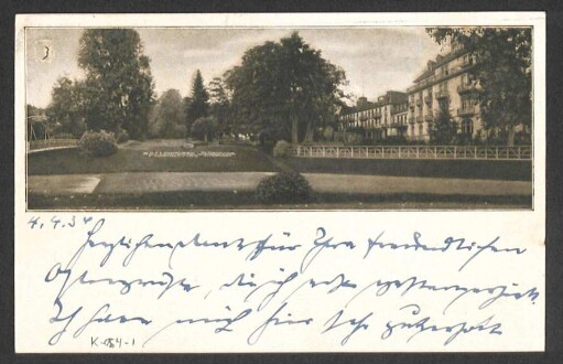 [Ansichtskarte von Otto Selz an Julius Bahle vom 04. April 1934]