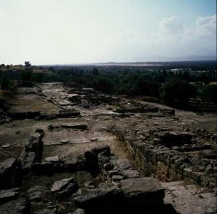 Agia Triada. Minoischer Palast : Kreta, Agia Triada. Minoischer Palast. Blick aus dem Ostflügel