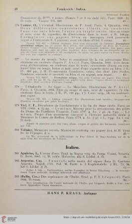 Italien (Nr. 581 - 604)
