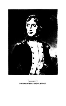 Napoleon I. Gemälde von Philippotaux im Museum in Versailles