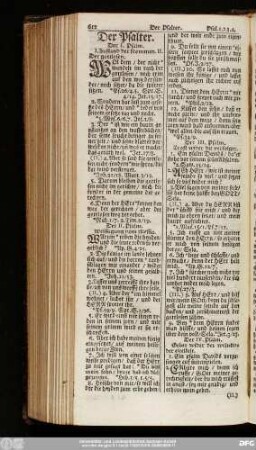 Der Psalter.