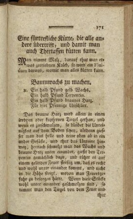 Eine fürtrefliche Kütte, die alle andere übertrift, und damit man auch Theetassen kütten kann