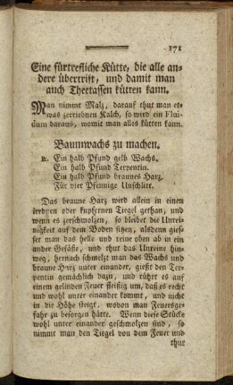 Eine fürtrefliche Kütte, die alle andere übertrift, und damit man auch Theetassen kütten kann