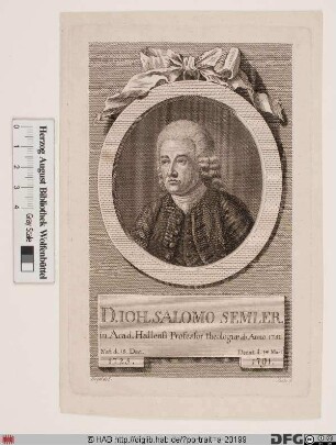 Bildnis Johann Salomo Semler
