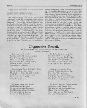 Angewandte Botanik.