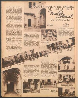 Toda la poesía del pasado se halla en el Museo Colonial de Córdoba