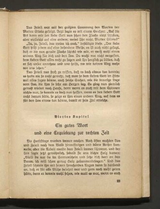 Ein gutes Wort und eine Erquickung zu rechten Zeit