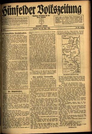 Ausgabe vom Freitag, den 23. Juli 1920.