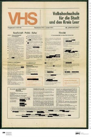 Programm 2. Semester 1977/1978