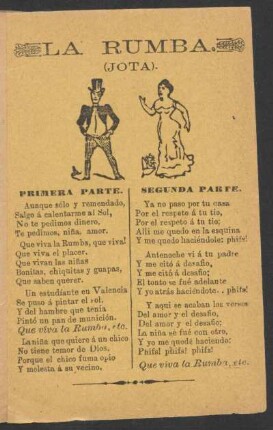 La Rumba. : (Jota).