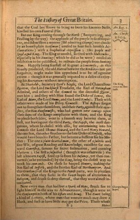The history of Great Brtain, being the life and reign of king James I.