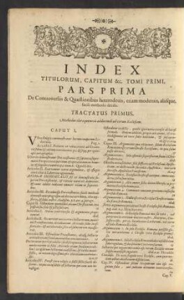 [Tomus Primus]
