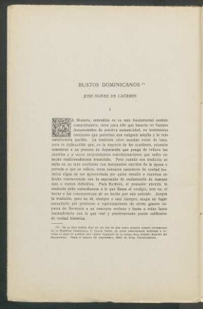 Bustos Dominicanos : José Núñez de Cáceres