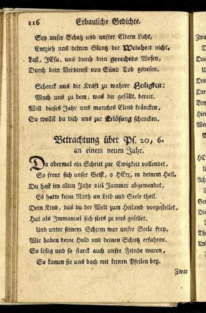 Betrachtung über [...].
