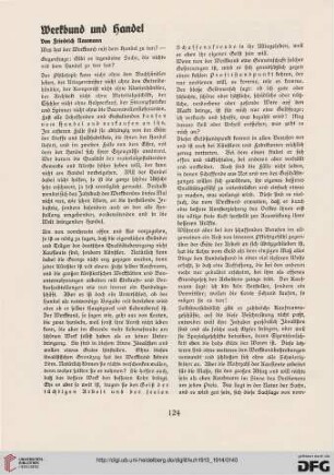 Werkbund und Handel, [1]
