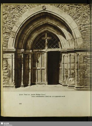 Goslar, Portal am „Großen Heiligen Kreuz“