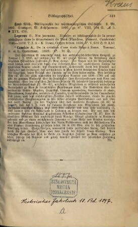 Über die Neubegründung einer deutschen Dantegesellschaft : (S.-Abdr. aus: Historisches Jahrbuch. XVIII. Bd. 1897.)