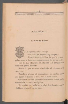 Capítulo X - El nido del buitre