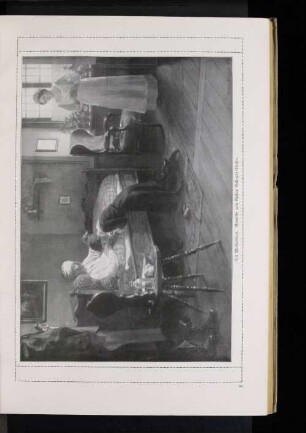 Ein Wiedersehen. Gemälde von Gustav Salingré=Berlin.