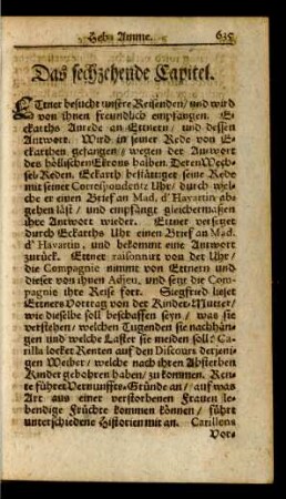 Das sechzehende Capitel.