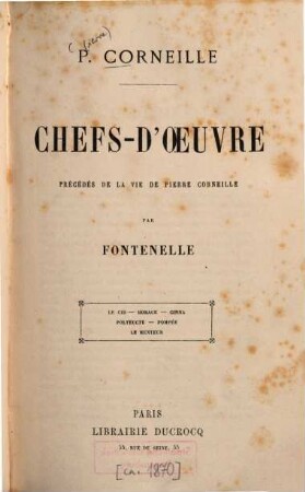 Chefs-d'oeuvre