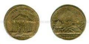 Medaille einer Freimaurerloge