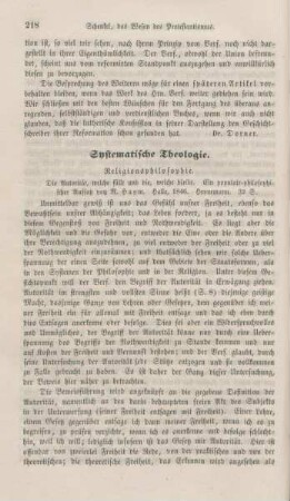218-246 Systematische Theologie