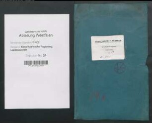 Edikte für Behörden und Gerichte im Herzogtum Kleve und in der Grafschaft Mark, Bd. 5