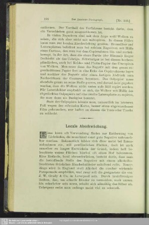 Locale Abschwächung