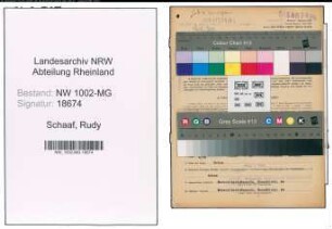 Entnazifizierung Rudy Schaaf , geb. 20.11.1920 (Kaufm.Angest.)